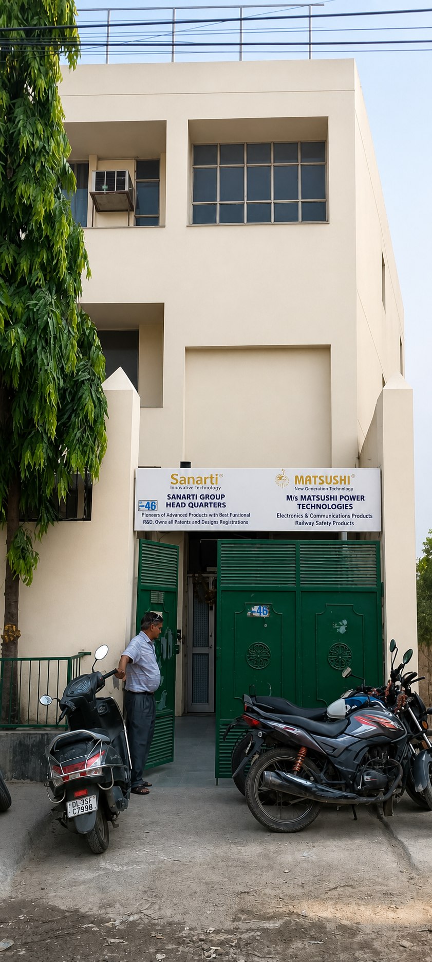 Matsushi Power Technologies Delhi office at S-46, Okhla Industrial Area, Phase II, New Delhi, 110020