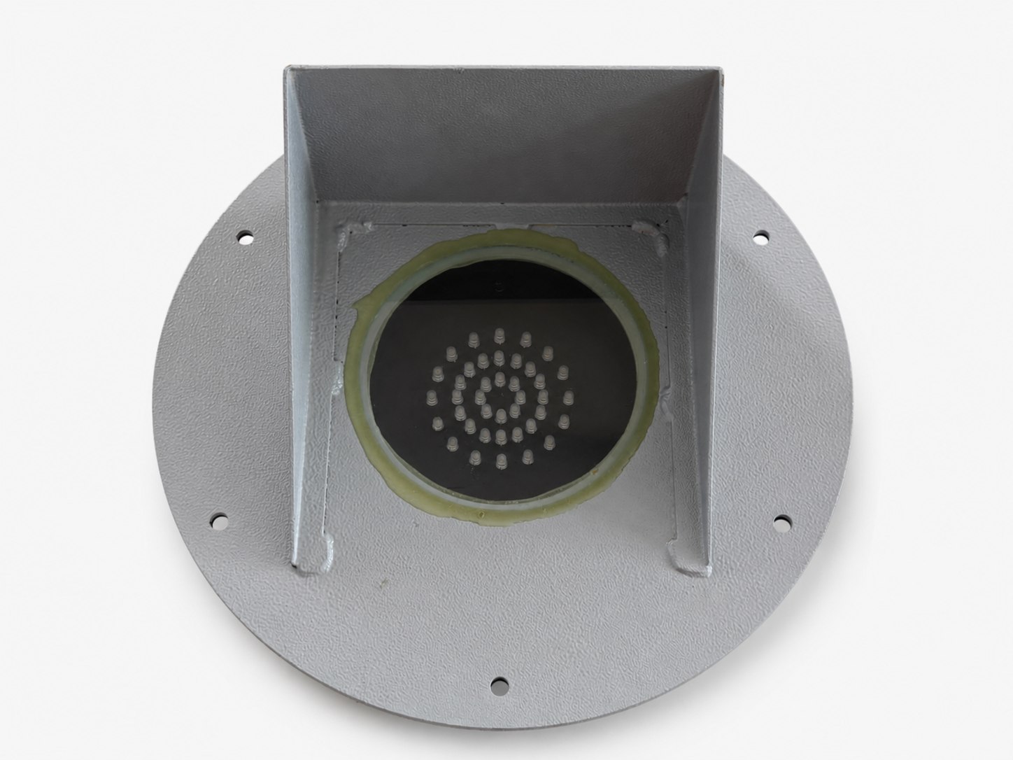 LED Based Tail Light with round mounting plate and hood